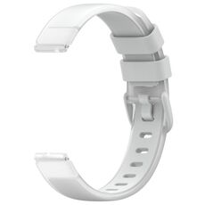 Cinturino per orologio universale in silicone trasparente bicolore da 12 mm (grigio chiaro)