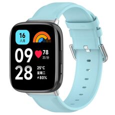 Cinturino di ricambio in pelle attiva per Redmi Watch 3 Lite / Watch 3 (azzurro)