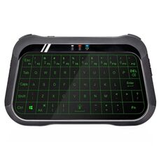 Mini tastiera wireless muta retroilluminata con touch screen T18 a 3 colori