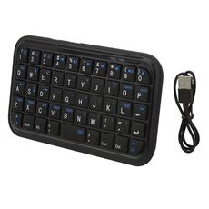 Mini tastiera Bluetooth wireless a 49 tasti Tastiera portatile universale multisistema (nera)