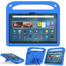 Custodia per tablet antiurto EVA con manico per Amazon Kindle Fire Max 11 con supporto (blu)