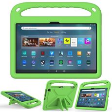 Custodia per tablet antiurto EVA con manico per Amazon Kindle Fire Max 11 con supporto (verde)
