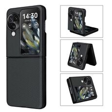 Custodia per PC in pelle PU Flip OPPO Find N3 (verde)