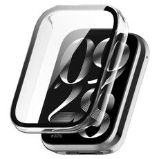 Per Xiaomi Mi Band 8 Pro PC + Custodia protettiva per orologio integrata con pellicola in vetro temperato (trasparente)