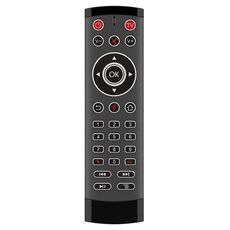 T1-PRO-TV con microfono Android TV Box telecomando intelligente con funzione IR a 2 tasti Air Mouse