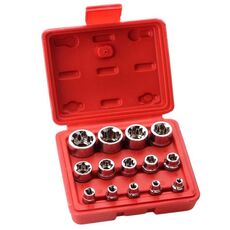 14 pz/set E-tipo 6 angoli Plum Blossom Presa Combinazione Kit di Riparazione Auto Strumento (Colore della Scatola Consegna Casuale)