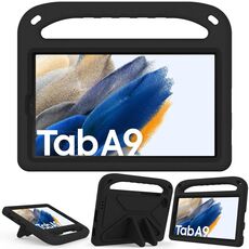 Custodia per tablet antiurto EVA con manico per Samsung Galaxy Tab A9 con supporto (nero)