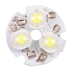 Lampada da soffitto con modulo 3W 3 LED Sorgente luminosa 23mm, DC9V (luce bianca)