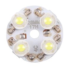 Lampada da soffitto con modulo 4W 4 LED Sorgente luminosa 28mm, DC12V (luce bianca)
