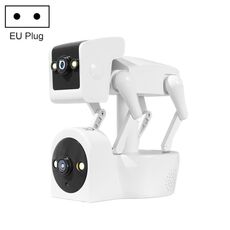 ESCAM PT212 Telecamera WiFi per cani robot con doppia lente da 4 MP Supporta archiviazione su cloud/Audio bidirezionale/Visione notturna, Specifica: Spina UE
