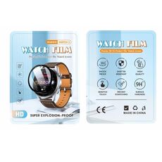 Scatola di imballaggio trasparente in PVC da 100 pezzi / pacco per bagagli, per pellicola per lenti della cassa dell'orologio, specifiche: 8