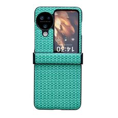 Per OPPO Find N3 Flip Fantasy Weave Pattern Set di tre pezzi Custodia protettiva per telefono (verde)