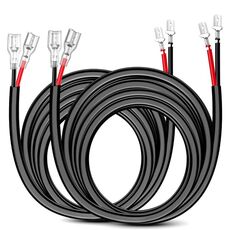 2 pezzi 16AWG per luci a LED/luci fuoristrada Kit cavi di prolunga per cablaggio auto