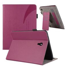 Custodia per tablet in pelle con ventosa per Samsung Galaxy Tab A 10.5 / T590 (viola)
