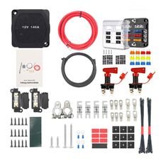 Kit isolatore doppia batteria per auto Caricatore relè sensibile alla tensione 12V 140AMP