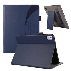 Per Lenovo Tab M9 2023 Custodia per tablet in pelle con texture litchi (blu scuro)