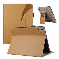 Custodia per tablet in pelle con ventosa per Lenovo Tab P11 / Xiaoxin Pad Plus (marrone)