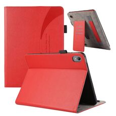 Custodia per tablet in pelle con ventosa per Lenovo Tab P11 / Xiaoxin Pad Plus (rosso)