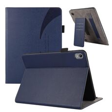 Custodia per tablet in pelle con ventosa per Lenovo Tab P11 / Xiaoxin Pad Plus (blu scuro)