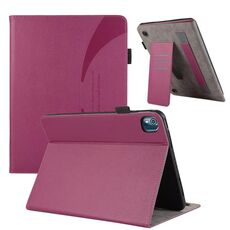 Custodia per tablet in pelle Sucker per Nokia T10 8.0 Litchi Texture (viola)