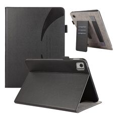 Custodia per tablet in pelle con ventosa per Nokia T21 10.4 2022 (nero)
