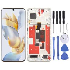 Per Honor 90 Schermo LCD originale digitalizzatore assemblaggio completo con cornice (argento)