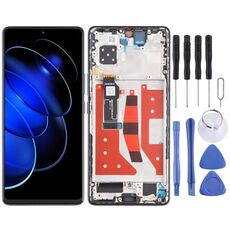 Per Honor 80 GT Schermo LCD originale digitalizzatore assemblaggio completo con cornice (nero)