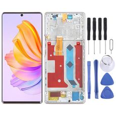 Per Honor 80 SE Schermo LCD originale digitalizzatore assemblaggio completo con cornice (oro)