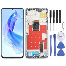 Per Honor 90 Lite Schermo LCD originale digitalizzatore assemblaggio completo con cornice (blu)