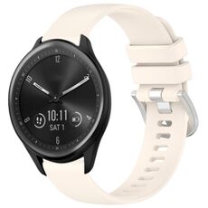 Per cinturino in silicone con fibbia argento lucido Garmin Vivomove Sport (Starlight)