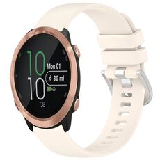 Per Garmin Forerunner 645/645 Music Liquid lucido cinturino in silicone con fibbia in argento (Starlight)