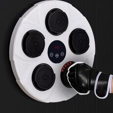 Bluetooth Music Boxing Machine Boxe Fitness Trainer Appeso a parete Sanda Sandbag (luce rossa bianca)