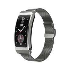 Bracciale Smart Call con schermo TFT da 1,14 pollici K7, chiamata BT / frequenza cardiaca / pressione sanguigna / ossigeno nel sangue, cinturino: cinturino in acciaio milanese (appannamento)