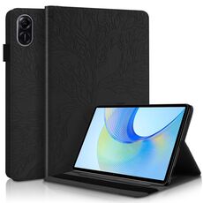 Custodia per tablet in pelle goffrata serie Tree Life per Honor Pad X9 / X8 Pro (nera)