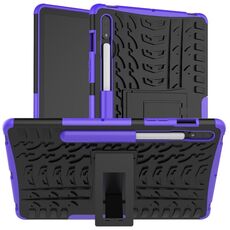 Custodia in TPU con texture per pneumatici Samsung Galaxy Tab S9 + custodia per tablet PC (viola)