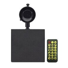 P64L Parabrezza posteriore per auto Messaggio a scorrimento Pannello a matrice LED Schermata di espressione del modello di testo fai-da-te