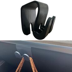 Per Tesla Model Y Accessori per la modifica degli interni del gancio del vano portaoggetti del passeggero (nero)
