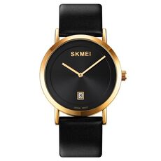 SKMEI 1907 Orologio da polso digitale al quarzo moda multifunzionale da uomo impermeabile 30M (oro)