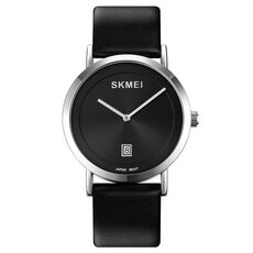 SKMEI 1907 Orologio da polso digitale al quarzo moda multifunzionale da uomo impermeabile 30M (argento)