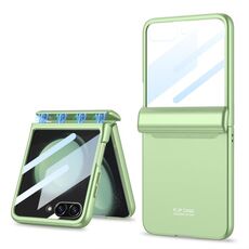 Custodia per telefono pieghevole integrata a copertura totale GKK per Samsung Galaxy Z Flip5 (verde Matcha)