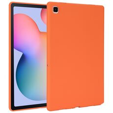 Per Samsung Galaxy Tab S6 Lite P610 Custodia per tablet in TPU delicata sulla pelle con olio spray (arancione)