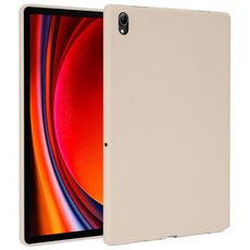 Per Samsung Galaxy Tab S9 Custodia per tablet in TPU delicata sulla pelle con spray all'olio (bianco latte)