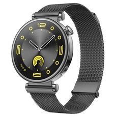 Per Huawei Watch GT 4 41mm Milan Dual Mmagnetic cinturino in maglia di acciaio (grigio)
