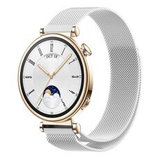 Per Huawei Watch GT4 41mm cinturino in maglia di acciaio magnetico Milano (argento)