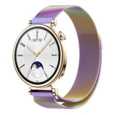 Per Huawei Watch GT4 41mm cinturino in maglia di acciaio magnetico Milano (colorato)
