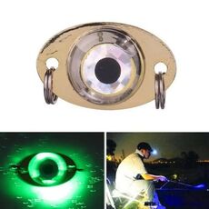 Esca per pesci in metallo incandescente con esca subacquea a LED da 3,8 G (verde)