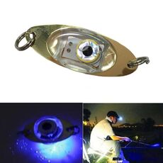 Esca per pesci in metallo incandescente con esca subacquea a LED da 10G (blu)