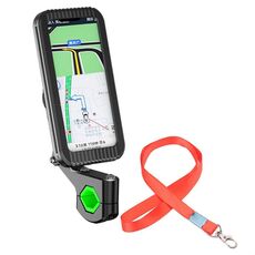 Borsa impermeabile per cellulare, bicicletta, moto, sport all'aria aperta, colore: manubrio con corda