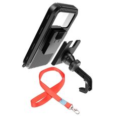 Borsa impermeabile per cellulare, bicicletta, moto, sport all'aria aperta, colore: specchietto retrovisore con corda