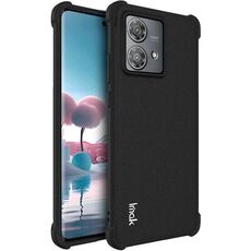 Per Motorola Edge 40 Neo imak Custodia per telefono in TPU con airbag antiurto (nero opaco)